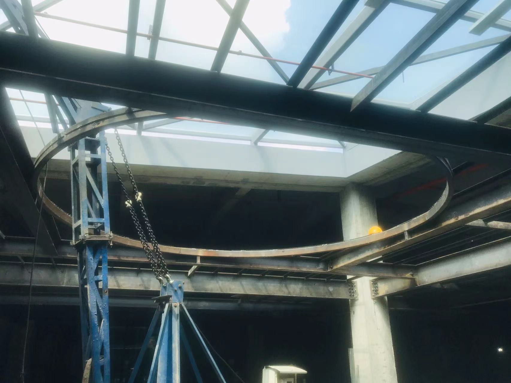 水街鋼結構夾層施工順利竣工